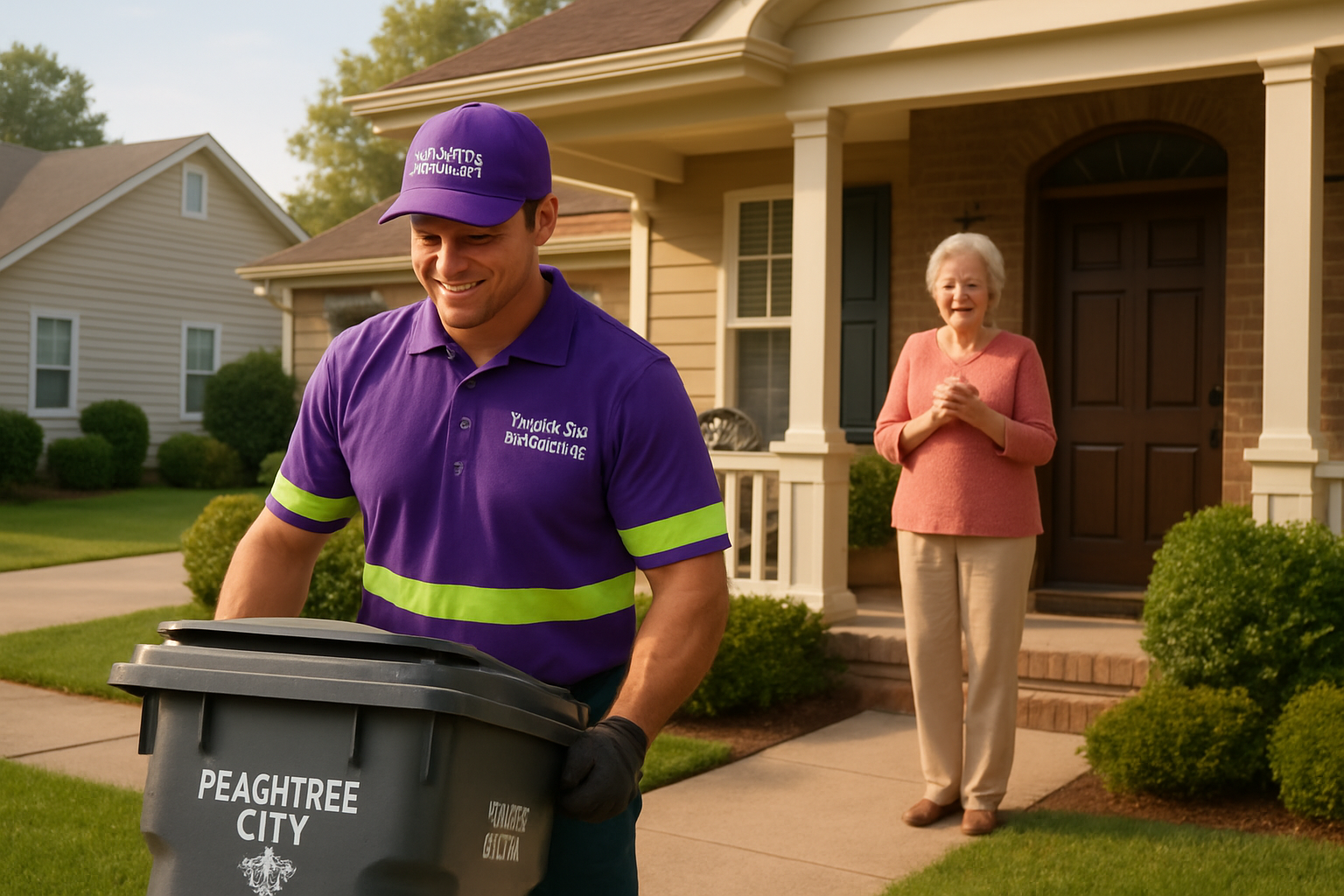 We place it at the curb